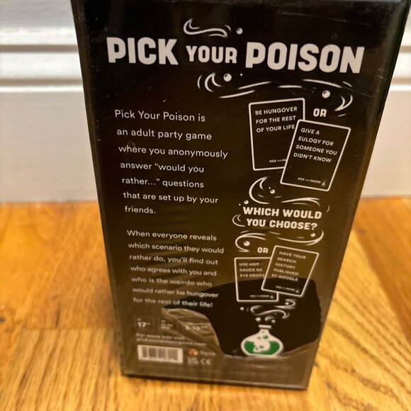 Pick Your Poison: After Dark Edition - “What Would You Rather Do?” Party Game - Picture 3 of 6